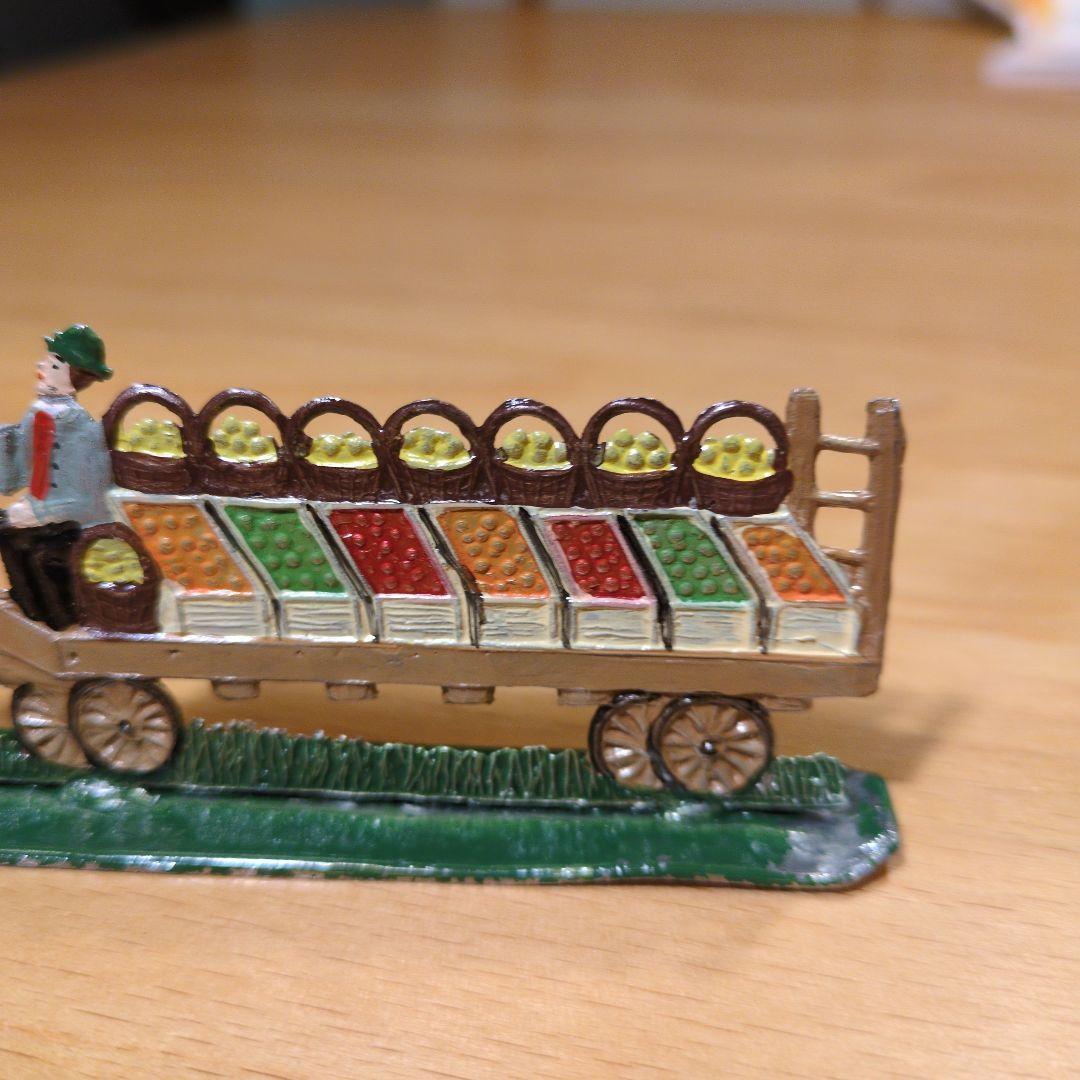 エルツ バベットシュバイツァー社 錫の置物人形（果物屋馬車） - メルカリ