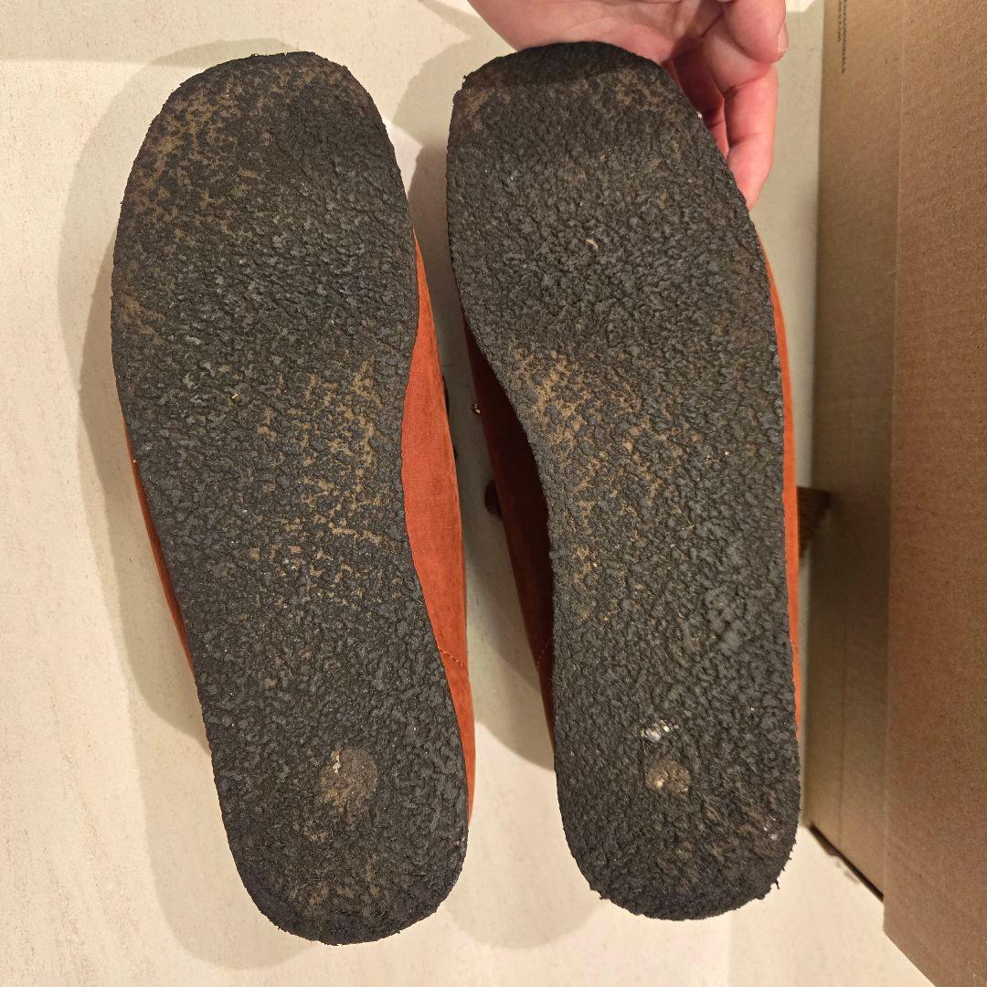 CLARKS Wallabees ブラウン モカシン 6h