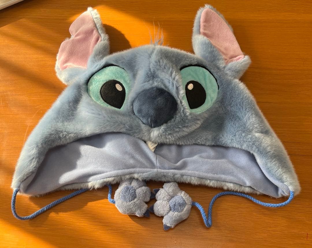 スティッチ ファンキャップ 58cm スティッチ フード帽子 58cm