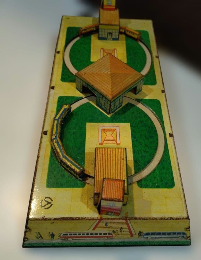 Schylling社 ロシア線路 ぜんまいTOY TRAINTRACKブリキ玩具