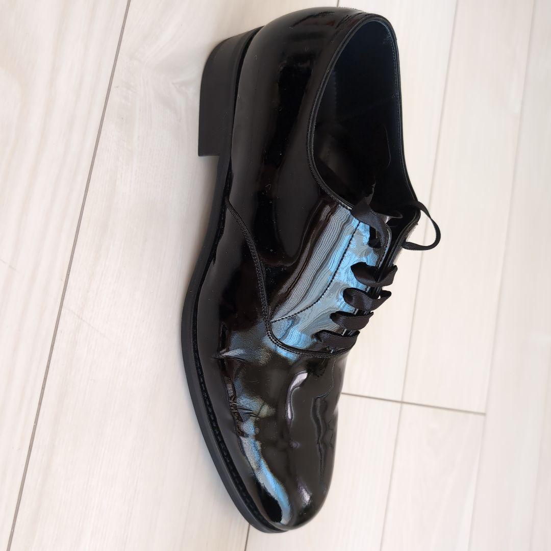 THE TREAT DRESSING エナメルシューズ ブラック サイズ8