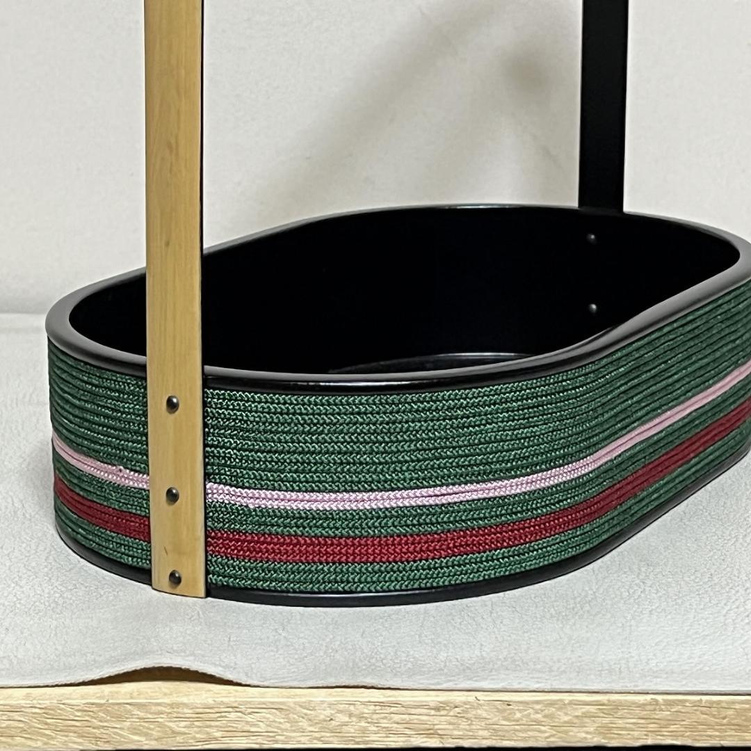 糸目紫雲 手付 莨盆 隆斎 共箱 土田友湖写 組紐 煙草盆