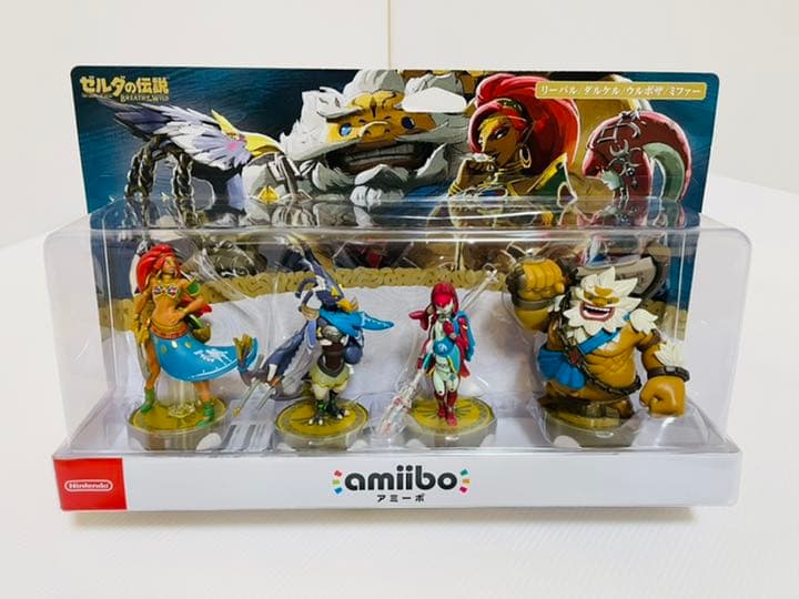 amiibo ゼルダの伝説 ブレス オブ ザ ワイルド 四人の英傑セット(マイ
