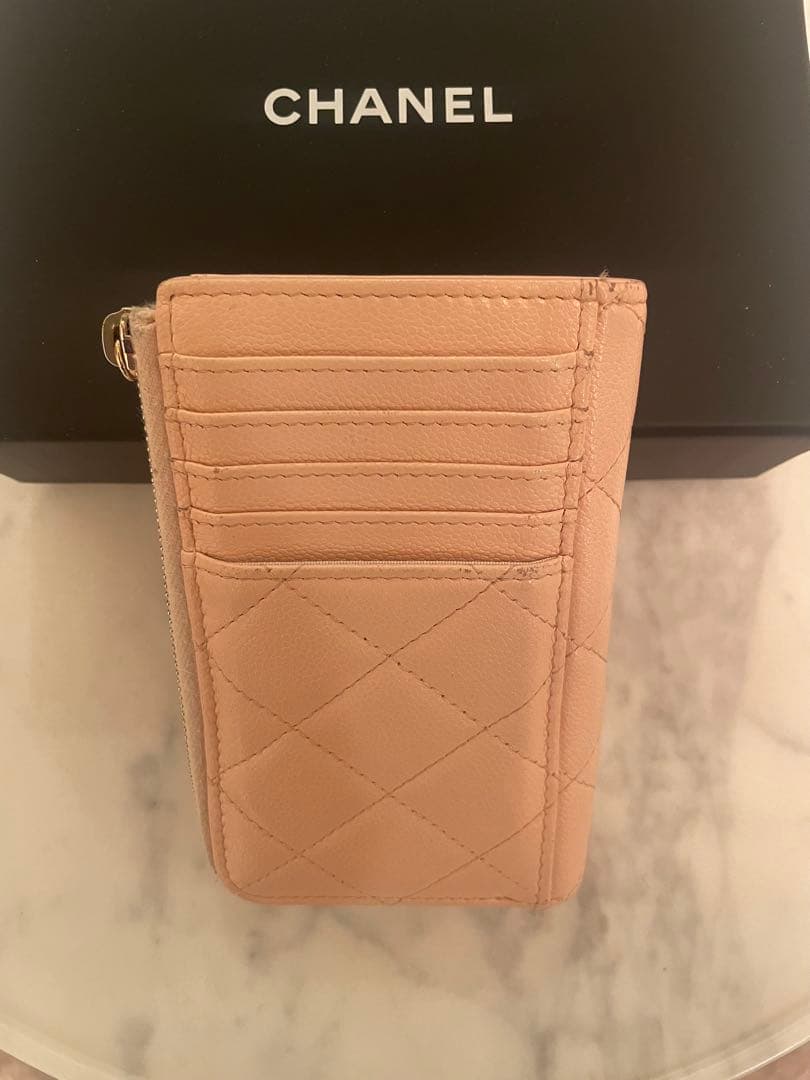 CHANEL ピンクレザー ケース