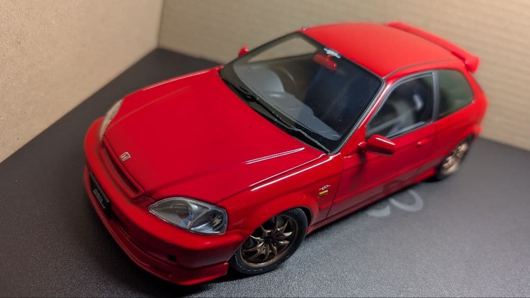 モーターヘリックス 1/18 シビックタイプR　EK9