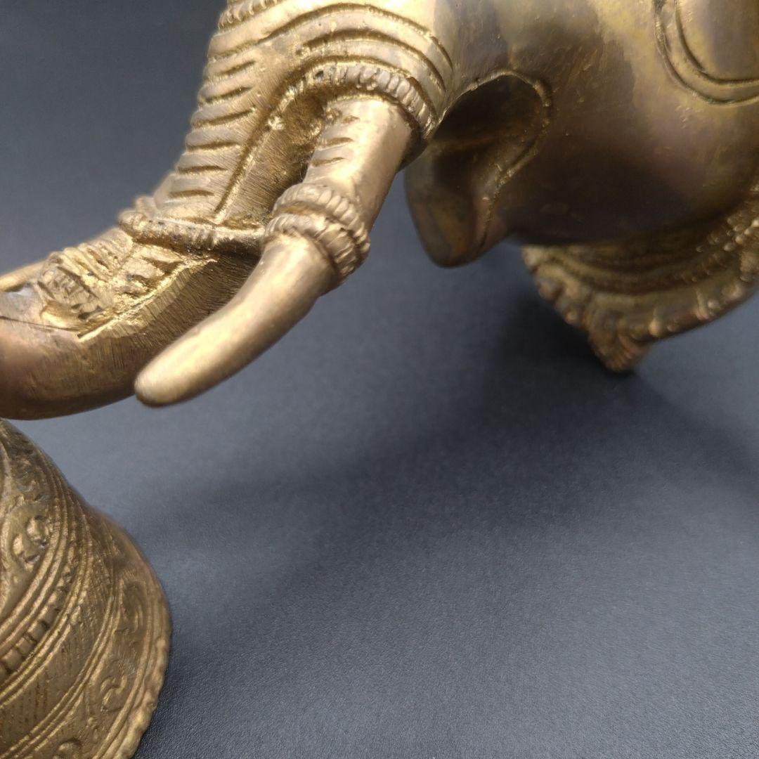 像の頭　ドアベル　デザイナー 真鍮 　壁掛け ベル付き　アンティーク