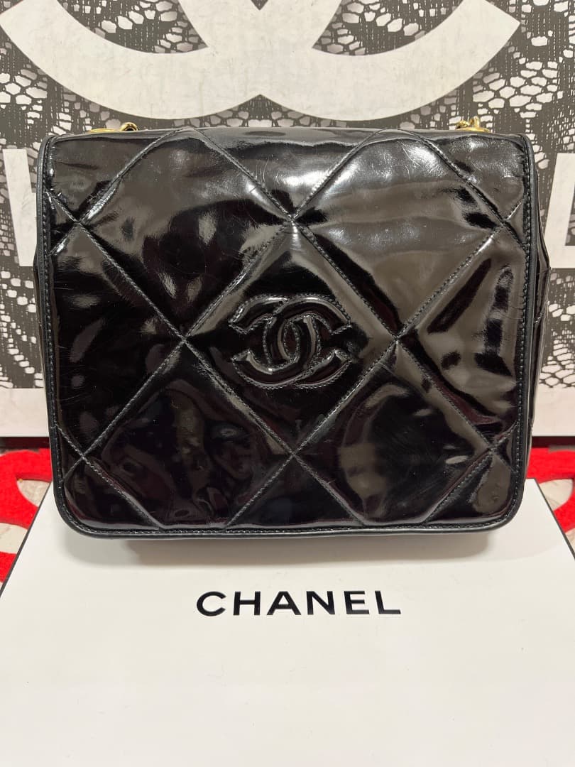 シャネル CHANEL マトラッセ チェーンショルダー ブラック G078