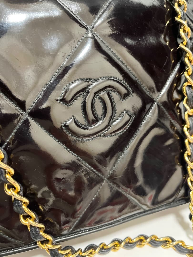 シャネル CHANEL マトラッセ チェーンショルダー ブラック G078