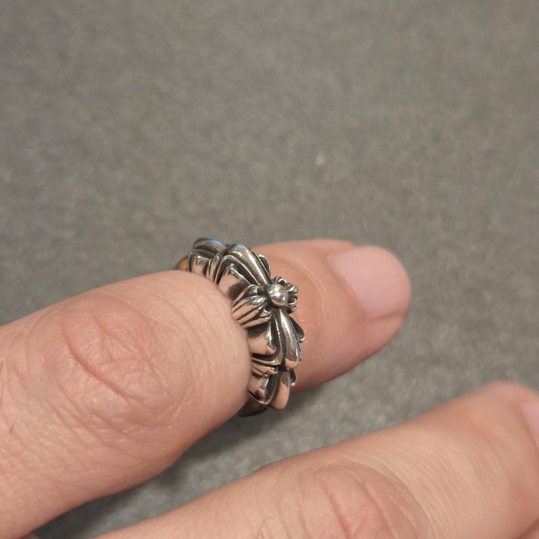 Chrome Hearts ベビークラシック ダブル フローラル クロス JP4