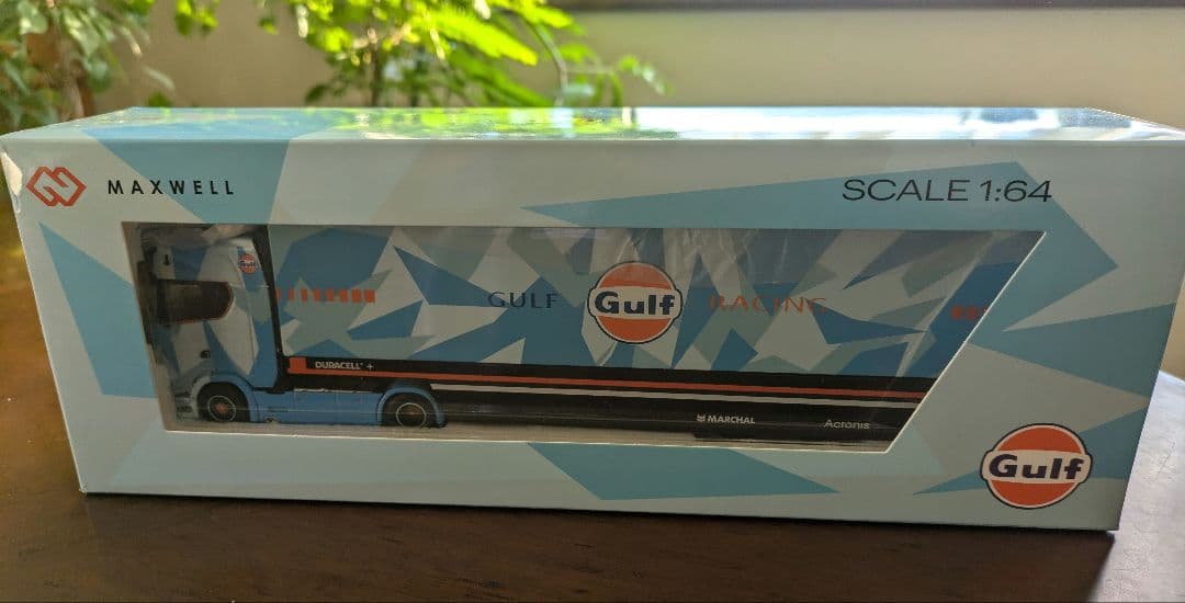 ケンファイ×マックスウェル 1/64 スカニア  トランスポーター ガルフ