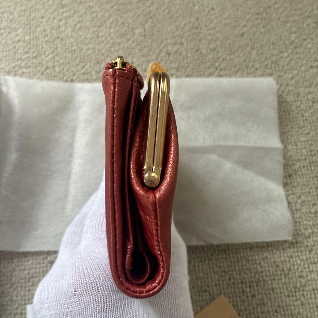 ダコタ財布 がま口 折り財布 二つ折り財布 ジェム パワーストーン