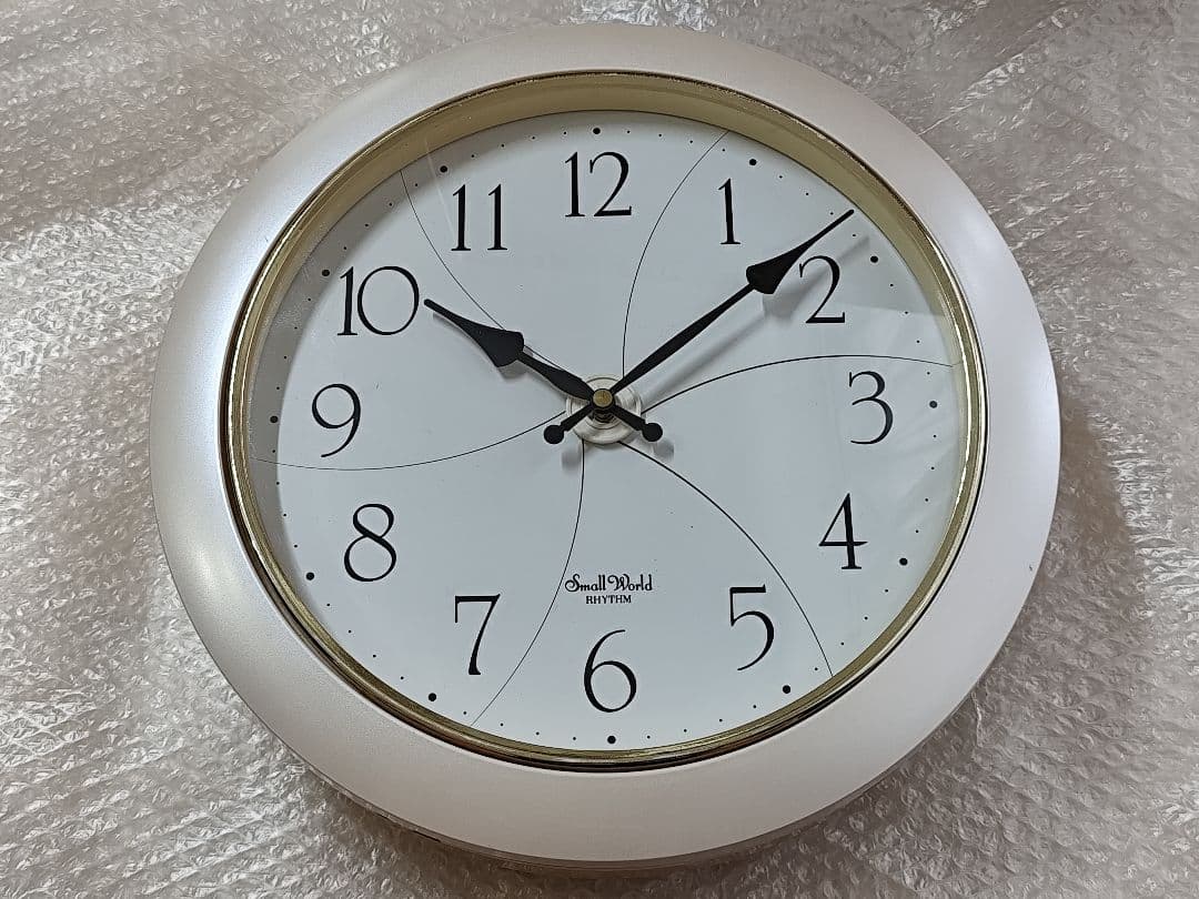 スモールワールド エクロール からくり時計 メロディ時計 レア 花 動作確認済み