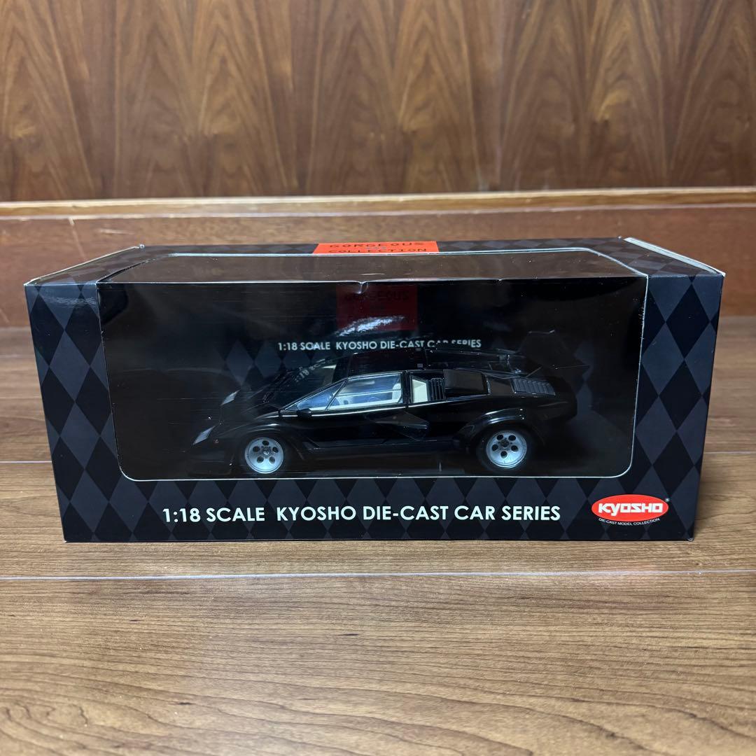 絶版未展示品 京商 1/18 ランボルギーニ カウンタック LP500