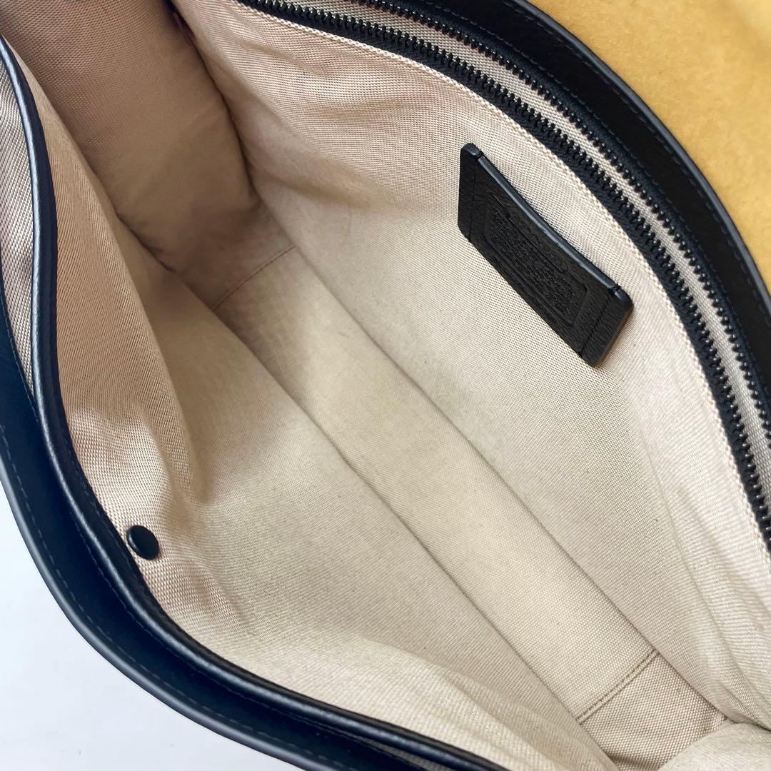 【極美品】COACH キャリッジ ブリーフ ビジネスバッグ 2way サッチェル