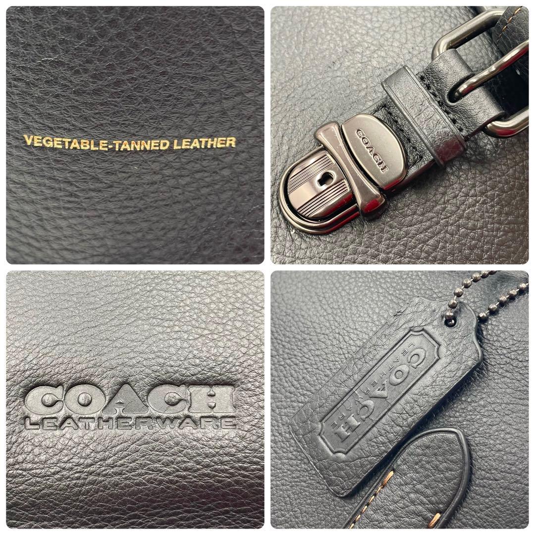 【極美品】COACH キャリッジ ブリーフ ビジネスバッグ 2way サッチェル