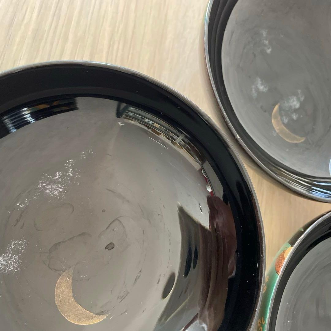 高級輪島塗　歌人蒔絵　煮物椀　5客