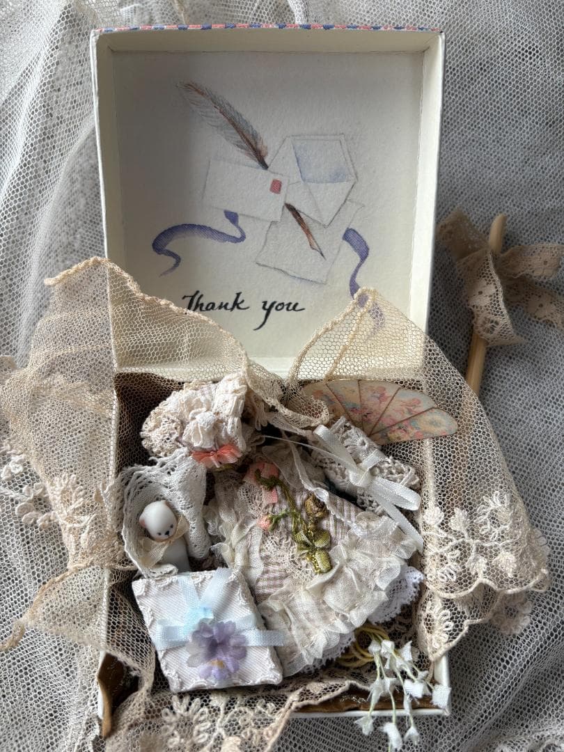 ✨期間限定✨オデット用衣装＆ミニチュア小物セット ビスクドール