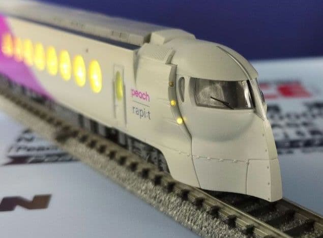 鉄道模型 南海50000系 Peachラピート ハッピーライナー 室内灯完備！