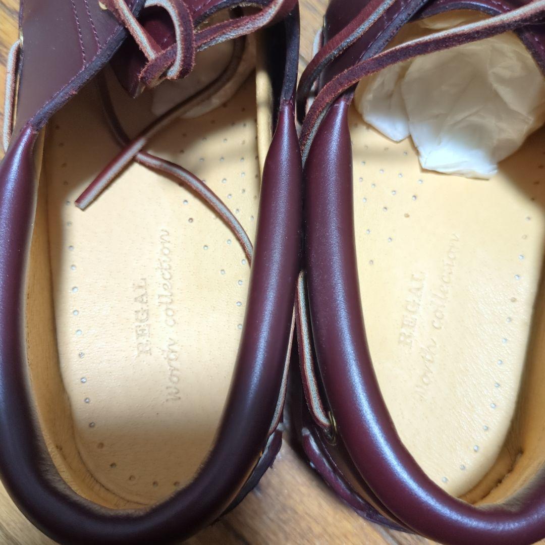 た*う様 【未使用】REGAL リーガル JE38 デッキシューズ 27cm ワ