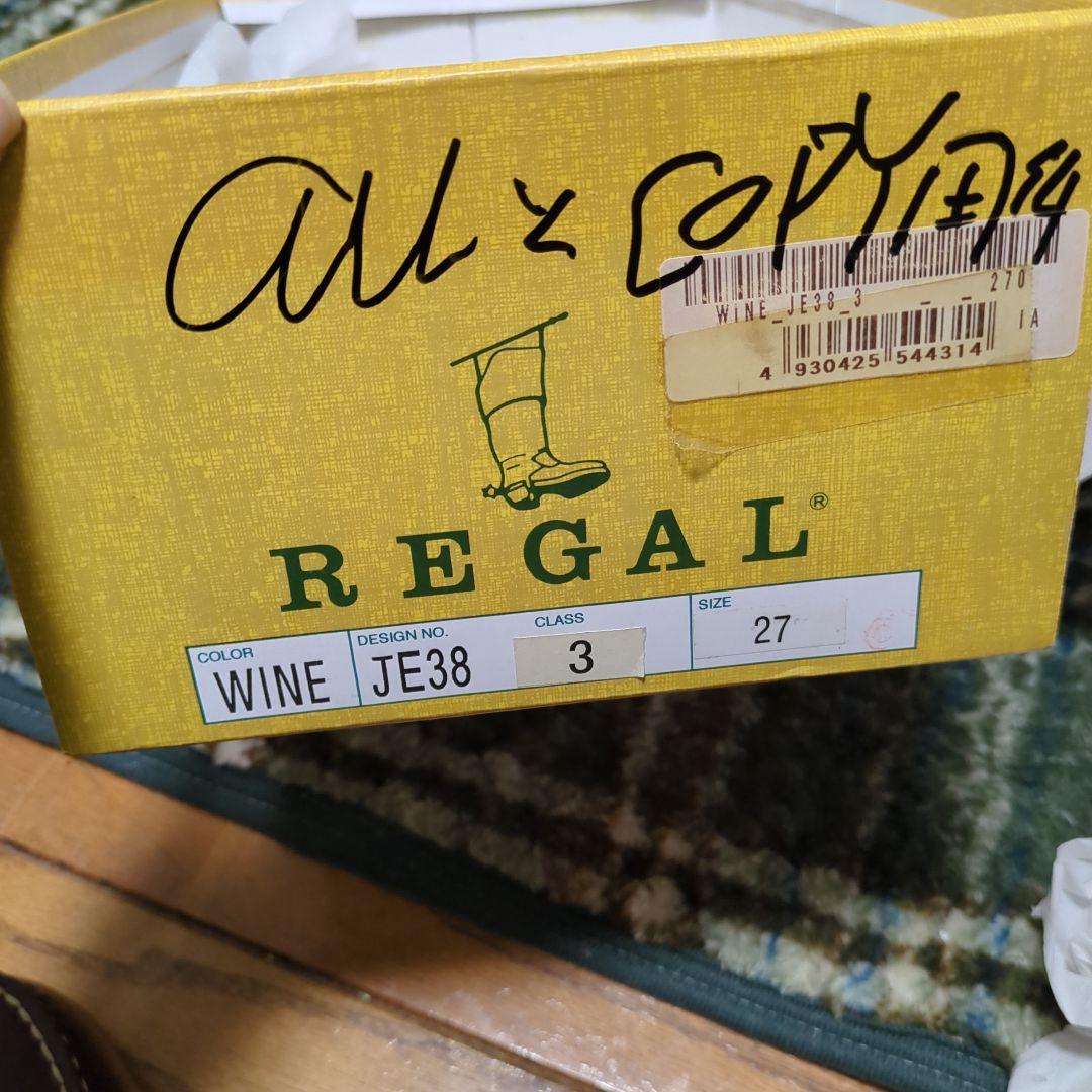 た*う様 【未使用】REGAL リーガル JE38 デッキシューズ 27cm ワ