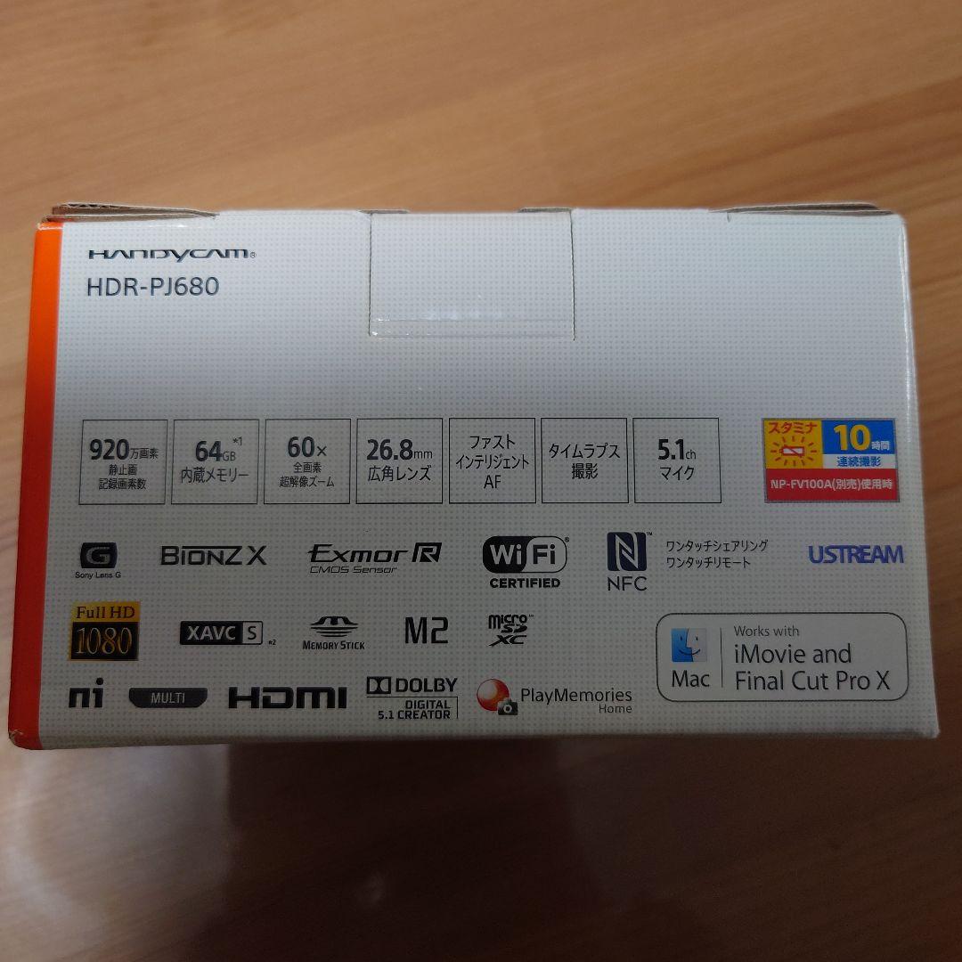 【動作確認済】SONY HDR-PJ680 ビデオカメラ本体