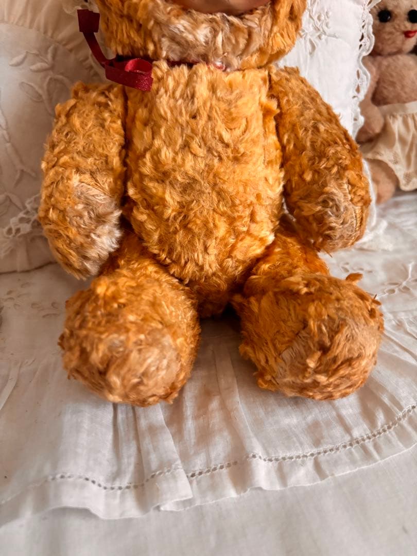 ʕ•ᴥ•ʔ着ぐるみベビーベア ビンテージベア アンティークベア - メルカリ