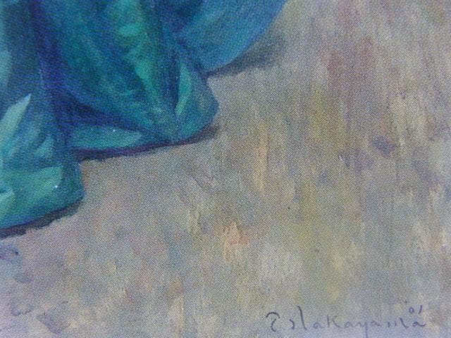 中山忠彦、花容、希少な画集より、新品高級額・額装付、状態良好