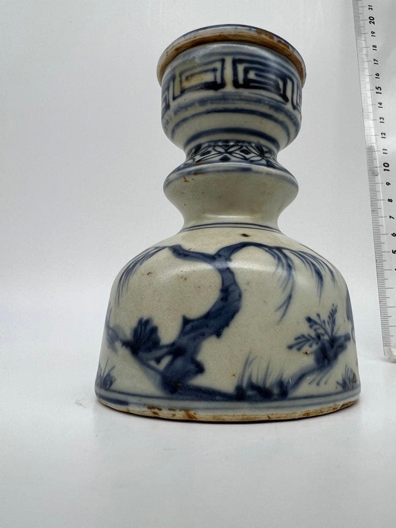 中国明朝染付ティーポット茶道具骨董古美術コレクション唐物　アンティーク青磁　江戸