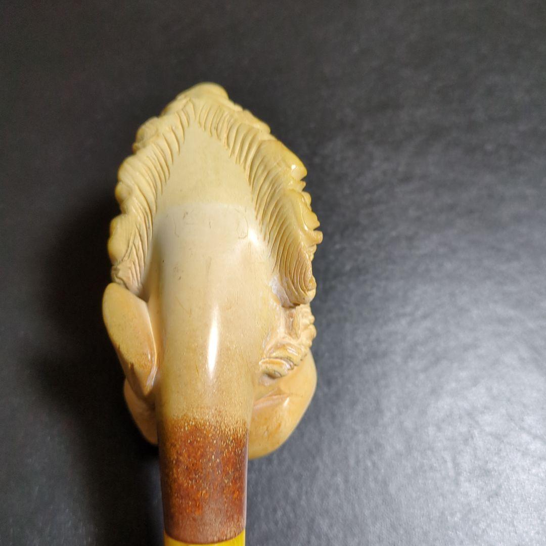 メシャムパイプ彫刻入り（used） 美術品・アンティーク・コレクション