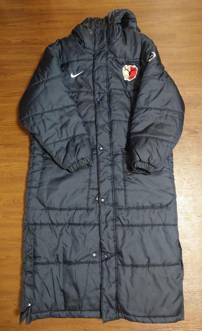 鹿島アントラーズ 支給品 非売品 ベンチコート ダウン ジュニアM