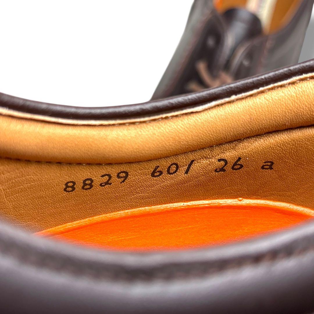 未使用■REGAL WALKER【26.0】本革 革靴 プレーントゥ ブラウン