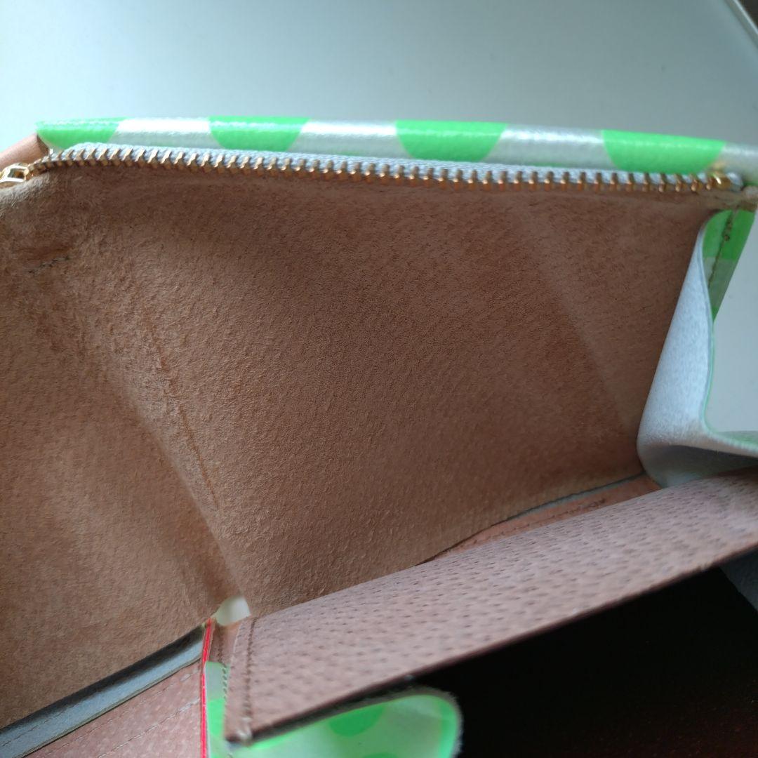 carmine カラフルドット２つ折り財布