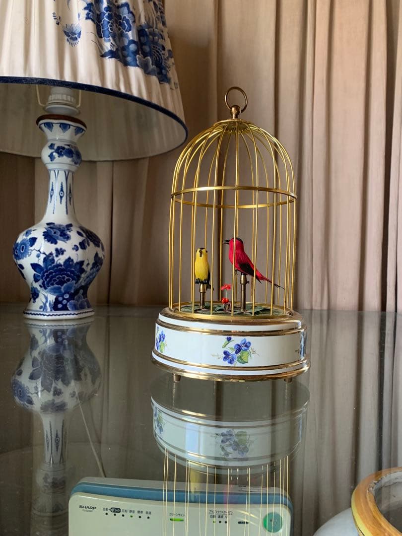 リュージュ　鳥かごシンギングバード2羽