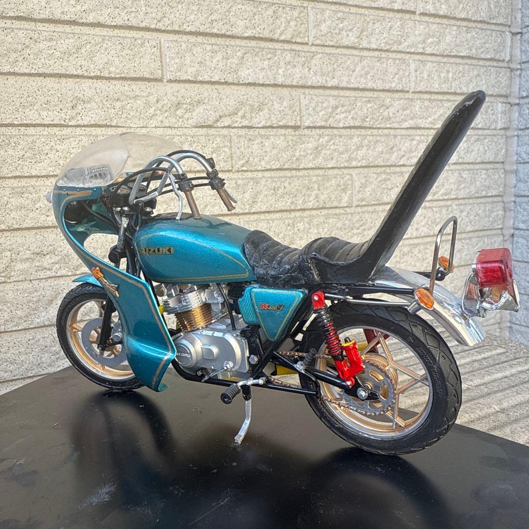 俺のマシン RG250R 完成品 当時物 旧車會 暴走族 爆発カラー 1/24