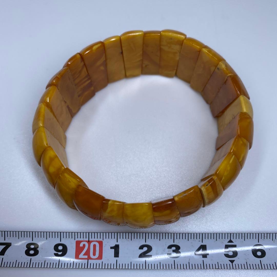 本蝋琥珀　バングル　31g タエチ　東さ7-0321☆2F