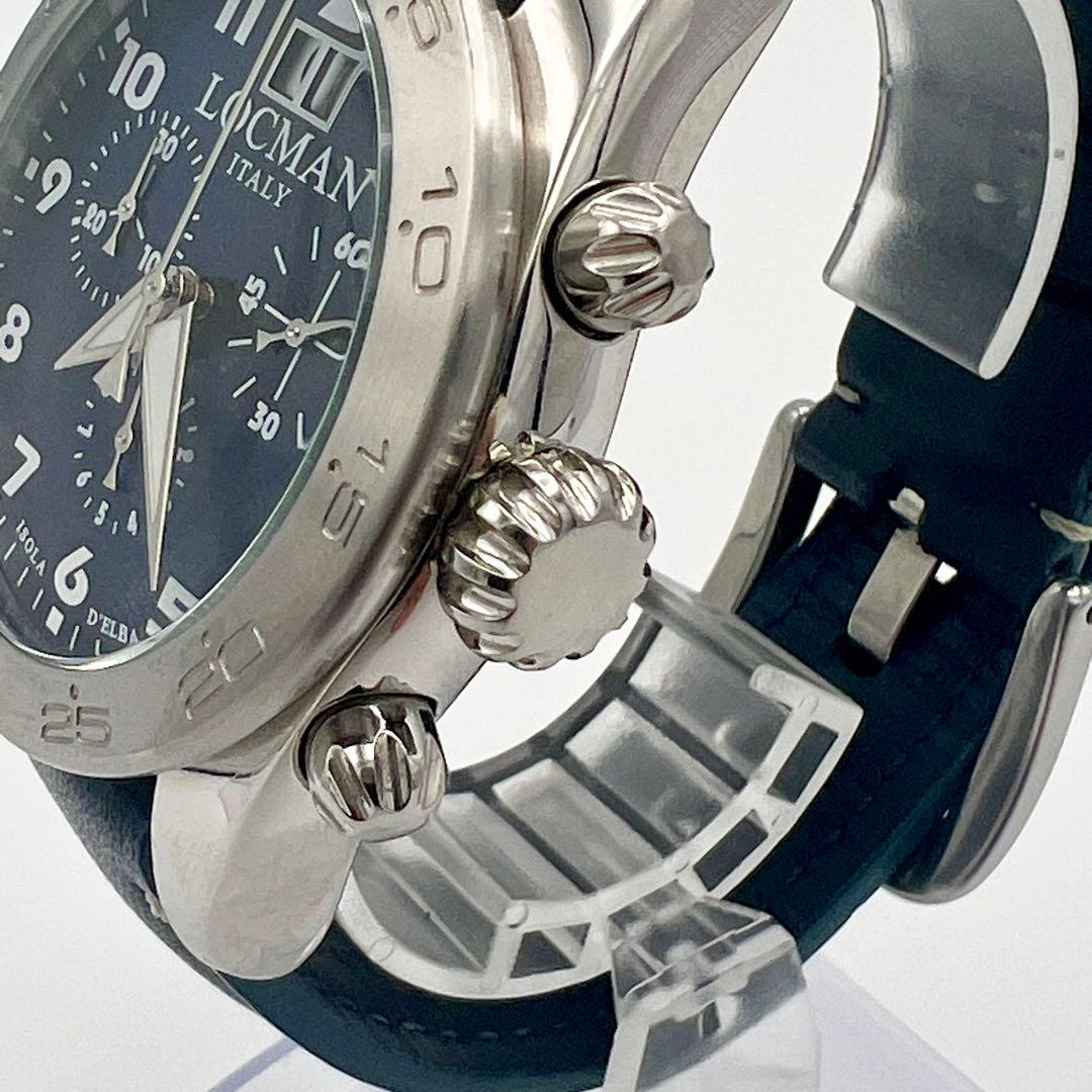 ロックマン LOCMAN ISOLA D'ELBA 腕時計 ネイビー　チタニウム