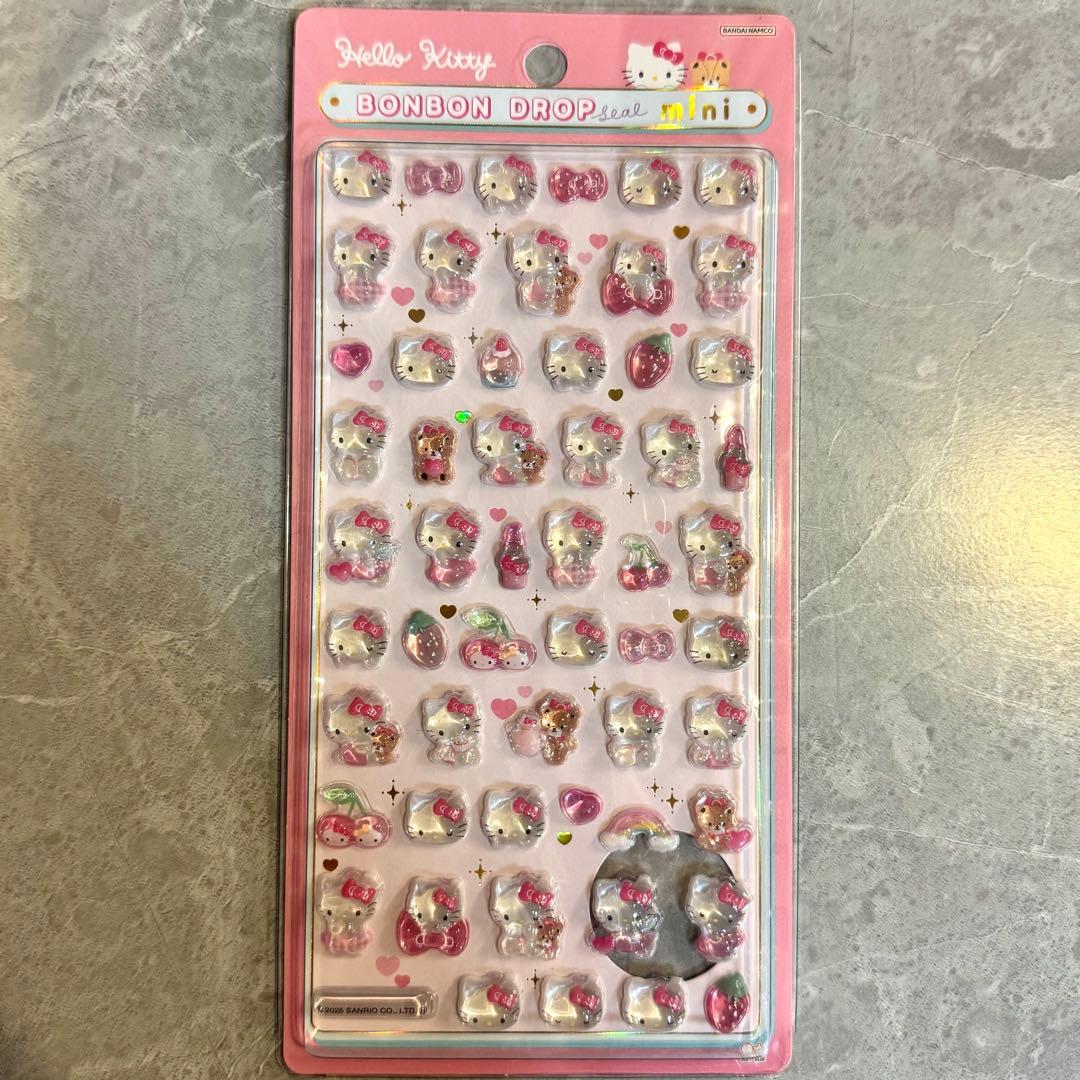 【国内正規品】サンリオ　ボンボンドロップシールmini コンプ 8種　セット