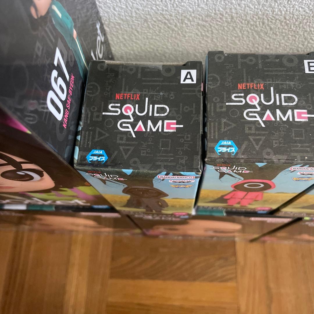 イカゲーム　フィギュア　qposket ワーコレフルコンプセット