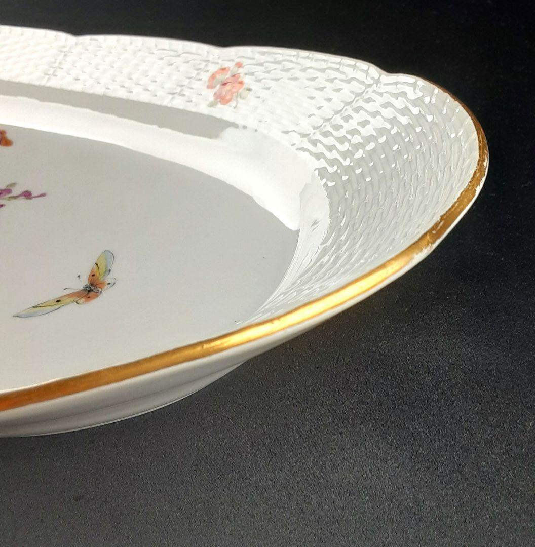 1905年 KPM ベルリン 手描き フィッシュプラター 51×24㎝ ma - メルカリ