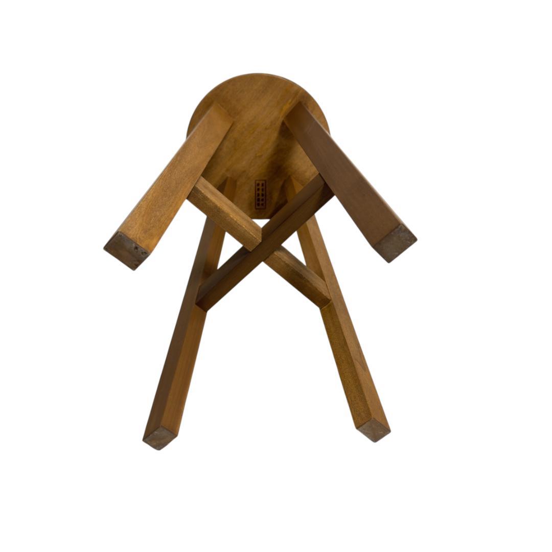 美品　松野屋 丸椅子 大サイズ ハイスツール カウンターチェア バーチェア