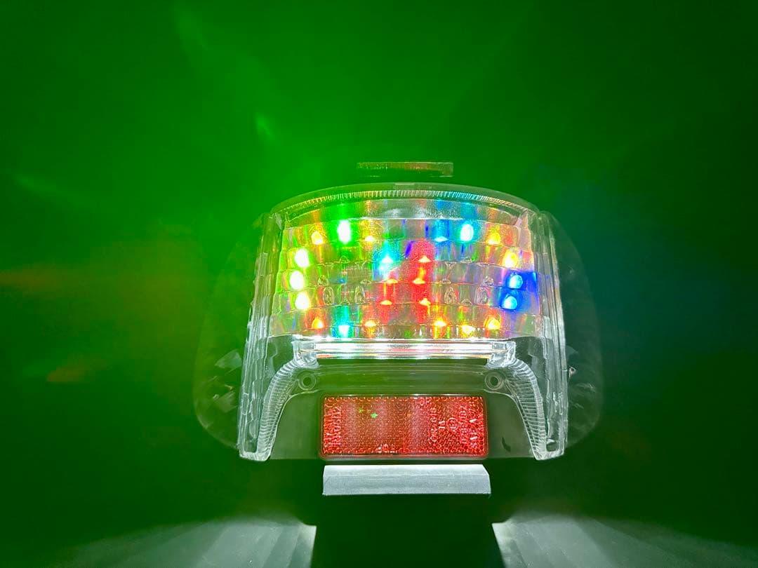 ZX af34 af35 RGB ◎◎ テール ランプLED レインボ — バイク ledテープ