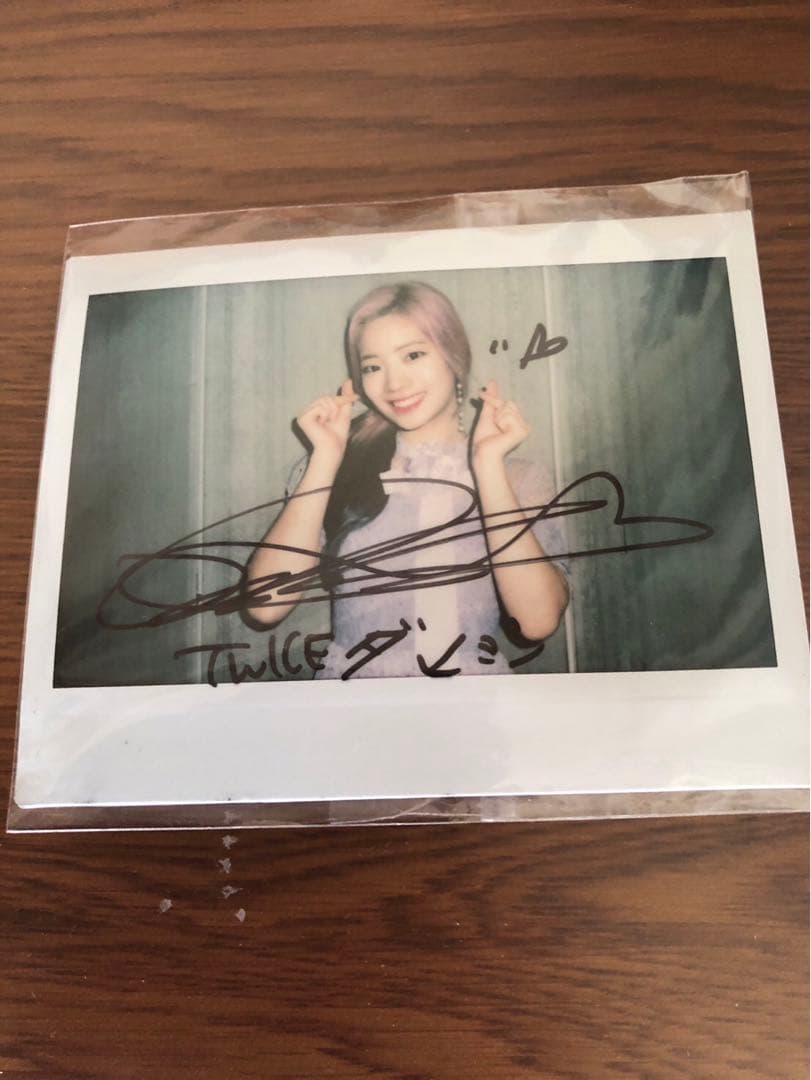 TWICE ダヒョン　直筆サイン入りチェキ TWICE ダヒョン サイン入りチェキ TWICE ダヒョン BDZ 直筆サイン入り