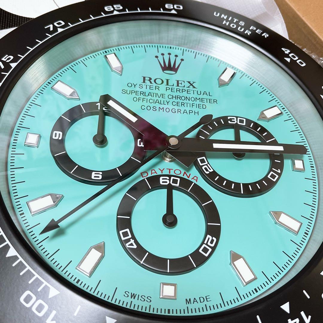 ROLEXロレックス 掛け時計 コスモグラフ デイトナ ティファニーブルー