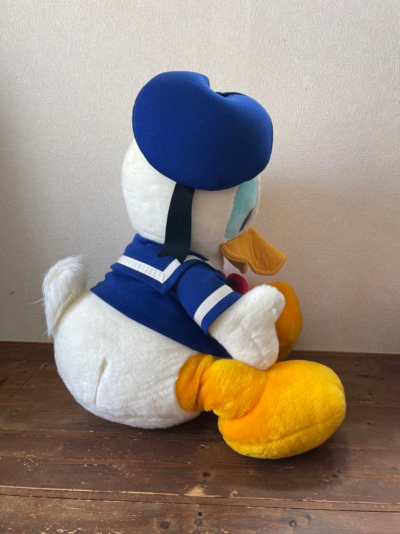 美品　特大　ドナルドダック　ぬいぐるみ　TDL 日本製　Donald Duck