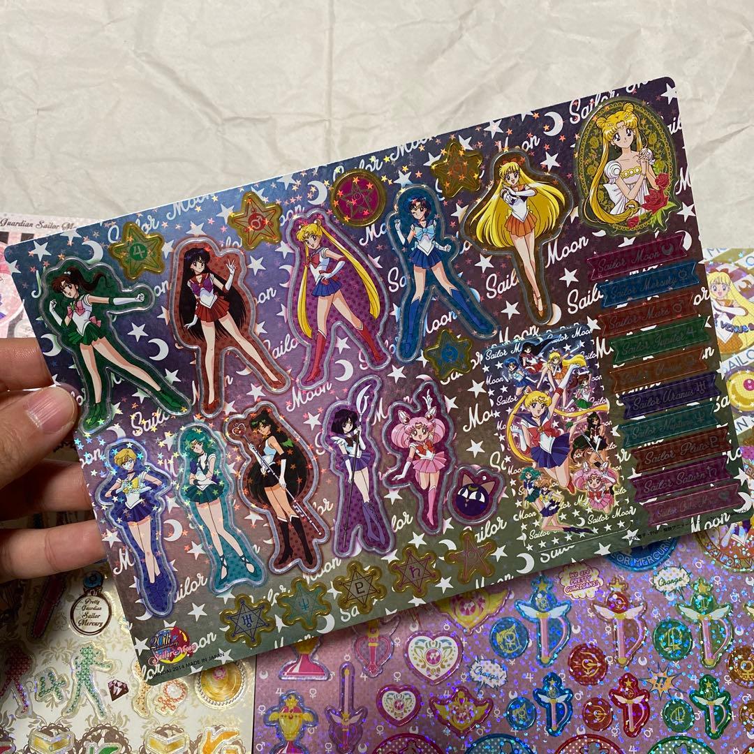 セーラームーン セーラー戦士 ジャンボカードダス 8枚セット 平成当時