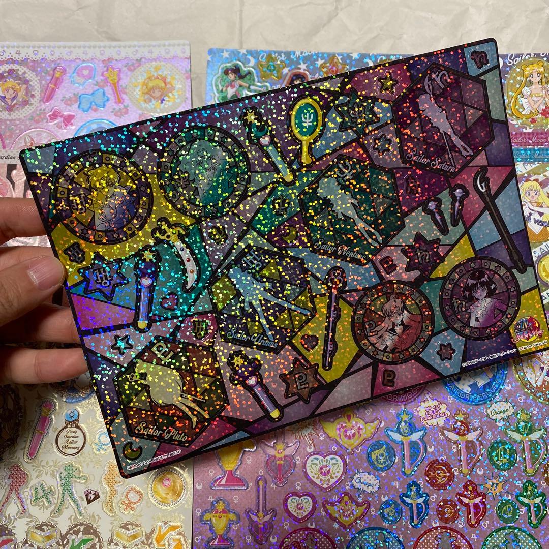 セーラームーン セーラー戦士 ジャンボカードダス 8枚セット 平成当時