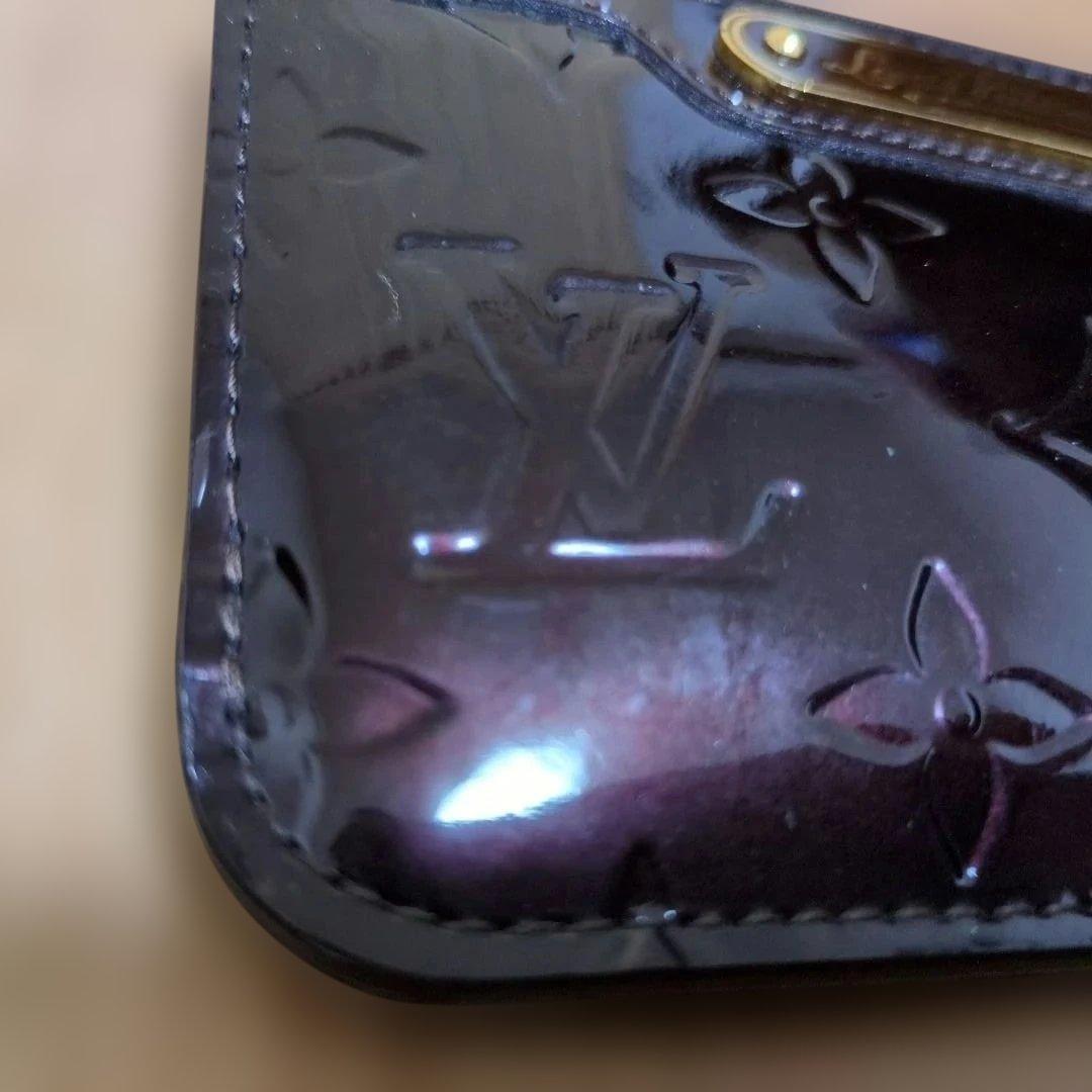 ルイヴィトン　ヴェルニ　ケース　キーケース　アマラント