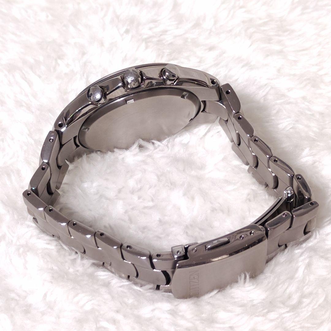 【稼働品】CITIZEN オルタナ エコドライブ クロノ デイト チタン