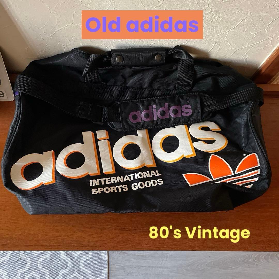 80´sビンテージ/激レア】Old adidas ボストンバッグ クラブバッグ