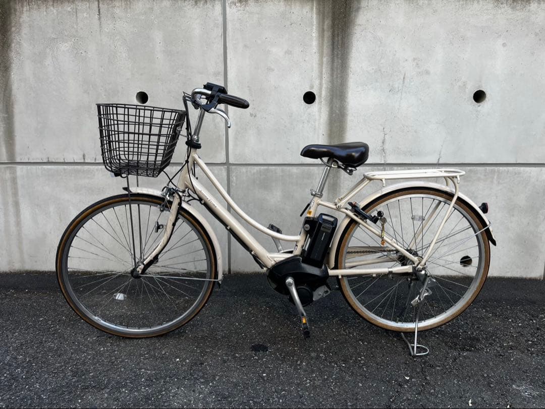 BRIDGESTONE 電動自転車 アシスタプリマ 26インチ ミルクベージュ